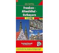 Franken - Altmhltal - Ostbayern, Autokarte 1:150
