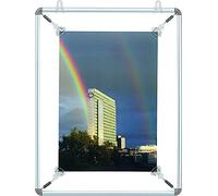 Franken BS1101 Tenter Frame 31.6 x 40.3 cm Made from Aluminium with Corner connectors DIN A4 Silver