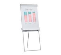Franken FC43 Standard Flip Chart Board 67 x 95 cm/Standing Surface 67.5 x 58 cm Light Grey