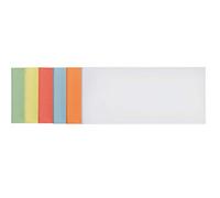 FRANKEN Presentation Cards Rectangle 205 x 95 mm Pack of 500 Ideal for Meetings Training Training Office Hotel Teachers Metaplan Cards Colourful UMZ 1020 99