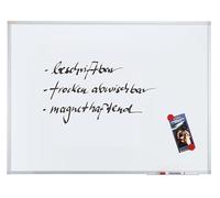 Franken SC3002 Plastic Coated Writing Board, 90 cm x 60 cm Varnished 60 x 45 cm White