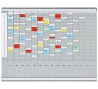 FRANKEN T-card board year planner for 15 months plus index, 100.8 x 78.3 cm, 16 straps, 35 slots, PV1015