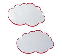 FRANKEN UMZ WM Presentation Cards Cloud 230 x 140 mm White/Red Pack of 20