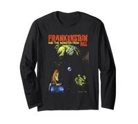 Frankenstein and The Monster from Hell Movie Poster Art Long Sleeve T-Shirt