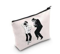 Frankenstein & Bride Makeup Bag Frankenstein & Bride Gifts Fiction Twist Dance Gifts Twist Dance Zipper Bag (White and Black UK)