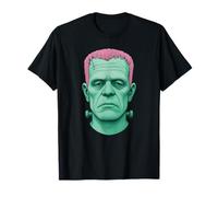 Frankenstein Emo Pink Halloween Queer Gothic Monster T-Shirt