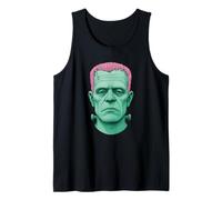 Frankenstein Emo Pink Halloween Queer Gothic Monster Tank Top