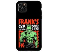 Frankenstein Gym Frank's Monster Gains Vintage Halloween Case for iPhone 11 Pro Max