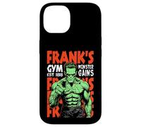 Frankenstein Gym Frank's Monster Gains Vintage Halloween Case for iPhone 14