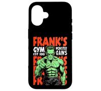 Frankenstein Gym Frank's Monster Gains Vintage Halloween Case for iPhone 16