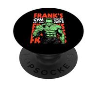 Frankenstein Gym Frank's Monster Gains Vintage Halloween PopSockets Adhesive PopGrip