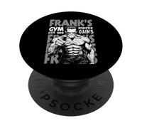 Frankenstein Gym Frank's Monster Gains Vintage Halloween PopSockets Adhesive PopGrip