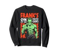 Frankenstein Gym Frank's Monster Gains Vintage Halloween Sweatshirt