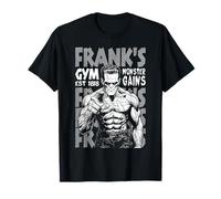 Frankenstein Gym Frank's Monster Gains Vintage Halloween T-Shirt