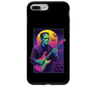 Frankenstein Halloween Monster Playing Guitar 80s Vaporwave Case for iPhone 7 Plus/8 Plus