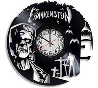 Frankenstein Halloween Wall Clock - Horror Decor, Horror Wall Art, Monster Nursery Art, Horror Ornament, Frankenstein Gifts for Boyfriend