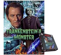 Frankenstein Horror Collection 1000-Piece Jigsaw Puzzle - Classic Sci-Fi Horror Masterpiece Featuring Victor Frankenstein and His Monster For Adults Size 66 x 50 cm