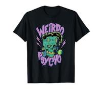 Frankenstein Horror Punk Zombie Skull Weirdo Psychobilly T-Shirt