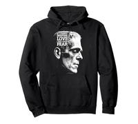 Frankenstein Mary Shelley Quote Love Fear Halloween Monster Pullover Hoodie