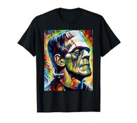 Frankenstein Monster And Bride Halloween Matching Couple T-Shirt