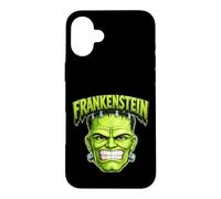 Frankenstein Monster Face Halloween Horror Movie Fan Case for iPhone 16 Plus