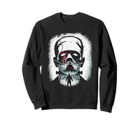 Frankenstein Monster Lightning Castle Horror Halloween Sweatshirt