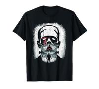 Frankenstein Monster Lightning Castle Horror Halloween T-Shirt