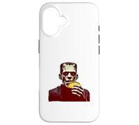 Frankenstein’s Monster Eats a Taco, Comic Horror Food Mashup Case for iPhone 16