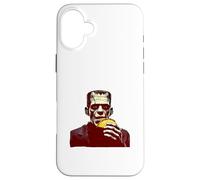 Frankenstein’s Monster Eats a Taco, Comic Horror Food Mashup Case for iPhone 16 Plus