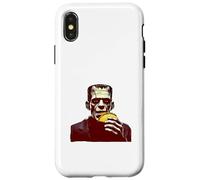 Frankenstein’s Monster Eats a Taco, Comic Horror Food Mashup Case for iPhone X/XS