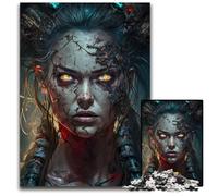 Frankenstein S Wife Puzzles 1000 Pieces for Adults Wooden Puzzles Adult Game Gift Family Interactive Game Brain Challenge Gift 1000 PCS(75x50cm)