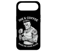 Frankenstein Tattoo Ink And Coffee Funny Tattooed Monster Case for iPhone Air