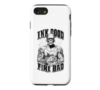Frankenstein Tattoo Ink Good Fire Bad Halloween Monster Case for iPhone SE (2020) / 7/8