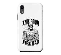 Frankenstein Tattoo Ink Good Fire Bad Halloween Monster Case for iPhone XR
