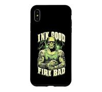 Frankenstein Tattoo Ink Good Fire Bad Halloween Monster Case for iPhone XS Max