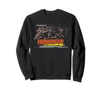 Frankenstein & The Monster From Hell Poster Art Halloween Sweatshirt