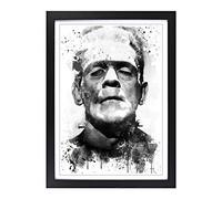 Frankenstein V3 Framed Print | A2 Black Framed Wall Art | Ready to Hang | Modern Nature Picture | Living Room Bedroom Lounge Office