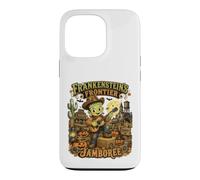Frankenstein's Frontier Jamboree Vintage Cowboy Halloween Case for iPhone 13 Pro