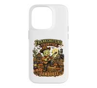 Frankenstein's Frontier Jamboree Vintage Cowboy Halloween Case for iPhone 14 Pro