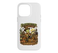 Frankenstein's Frontier Jamboree Vintage Cowboy Halloween Case for iPhone 14 Pro Max