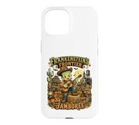 Frankenstein's Frontier Jamboree Vintage Cowboy Halloween Case for iPhone 15