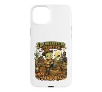 Frankenstein's Frontier Jamboree Vintage Cowboy Halloween Case for iPhone 15 Plus