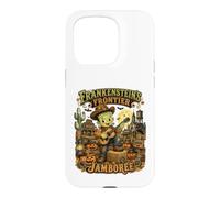 Frankenstein's Frontier Jamboree Vintage Cowboy Halloween Case for iPhone 15 Pro