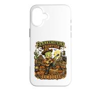 Frankenstein's Frontier Jamboree Vintage Cowboy Halloween Case for iPhone 16 Plus