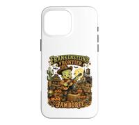 Frankenstein's Frontier Jamboree Vintage Cowboy Halloween Case for iPhone 16 Pro Max