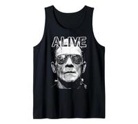 Frankensteins Monster Frankenstein Alive Pop Art Halloween Tank Top