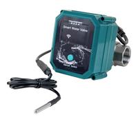 FrankEver Powered by Shelly Smart Wi-Fi Water Valve DN15 - Drinking Water Certified (NSF), Precise Open Valve Control, Supports Temperature Sensor DS18B20, Smart Irrigation Schedules, No Hub Required