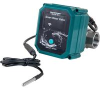FrankEver Powered by Shelly Smart Wi-Fi Water Valve DN25 - Drinking Water Certified (NSF), Precise Open Valve Control, Supports Temperature Sensor DS18B20, Smart Irrigation Schedules, No Hub Required