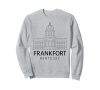 Frankfort Kentucky Capitol State Building Bluegrass Retro Sweatshirt