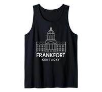 Frankfort Kentucky Capitol State Building Bluegrass Retro Tank Top